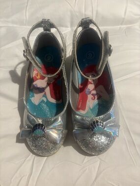 Target Girls' Silver Holographic Mermaid High Heel Shoes